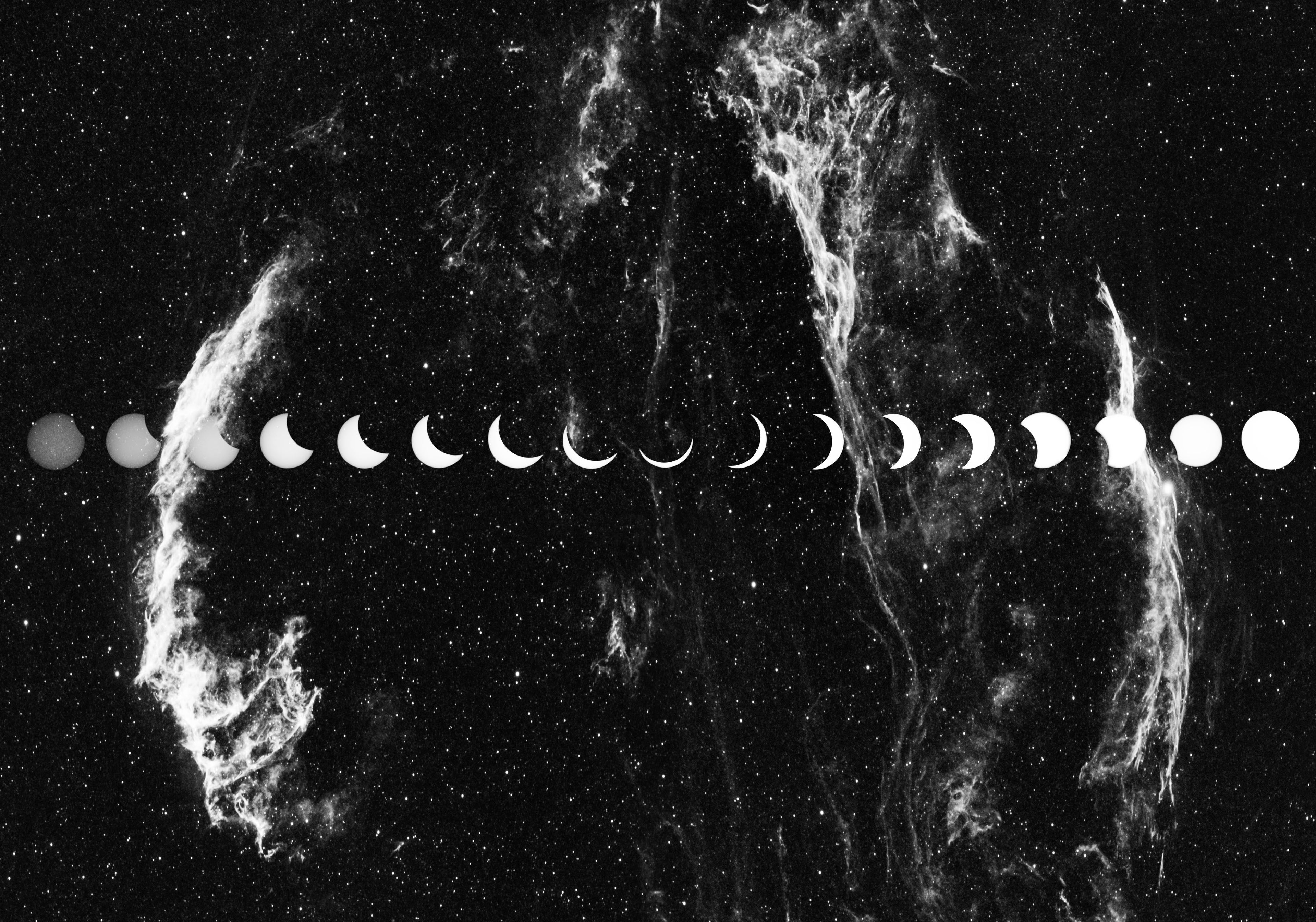 Cyanotype Shirt Solar Eclipse Edition